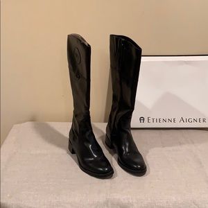 Etienne Aigner  E- Chasity black boots